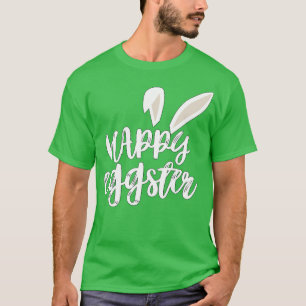 Fröhlicher Osterhase Kaninchen Ohren Lustiger Oste T-Shirt