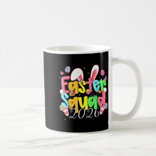 Fröhlicher Osterhase Osterteam 2026 Mädchen Frauen Kaffeetasse