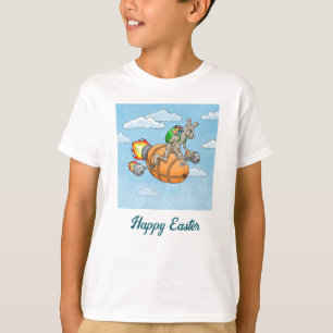 Fröhlicher Osterhase T-Shirt
