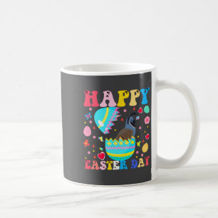 Fröhlicher Osterhase Wachtel Ostertag Groovy Kaffeetasse