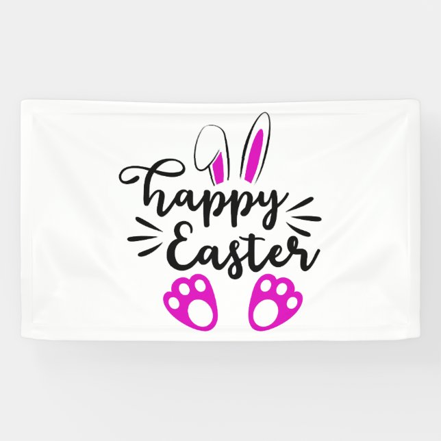Fröhlicher Ostern Banner (Horizontal)