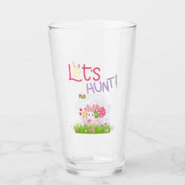 Fröhlicher Ostern Glas