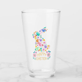 Fröhlicher Ostern Glas