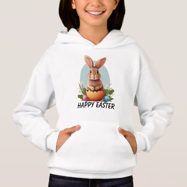 Fröhlicher Ostern Hoodie (Vorderseite)