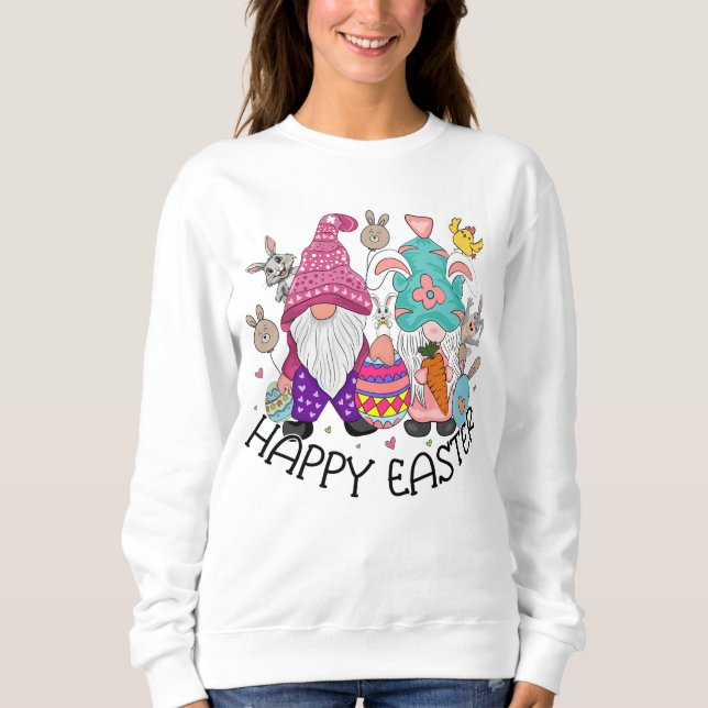 Fröhlicher Ostern Sweatshirt (Vorderseite)