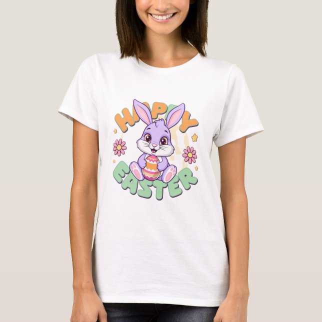 Fröhlicher Ostern T-Shirt (Vorderseite)