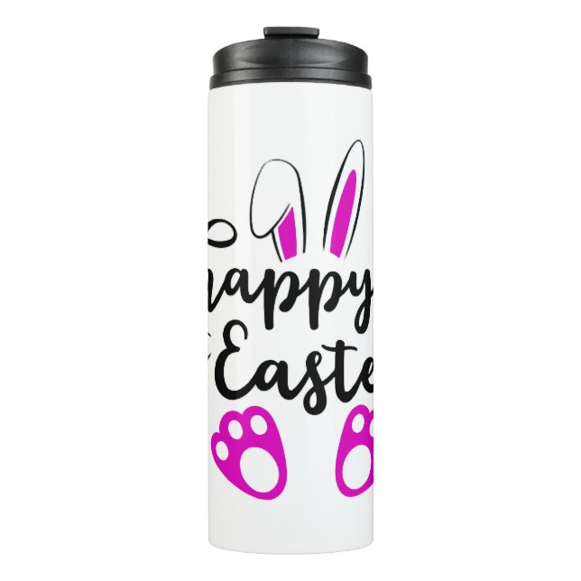 Fröhlicher Ostern Thermosbecher (Vorderseite)