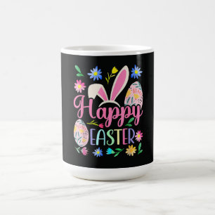 Fröhlicher Osthase Hasengesicht Lustig Kaffeetasse