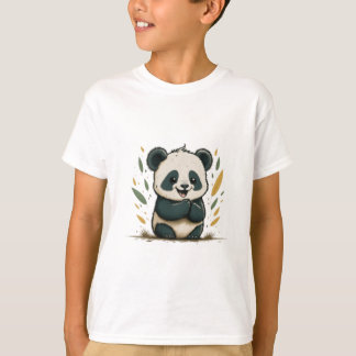 fröhlicher Panda T-Shirt