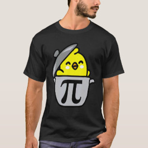 Fröhlicher Pi-Tag Lustiger Hühnchen-Pot-Pie 3 14 W T-Shirt