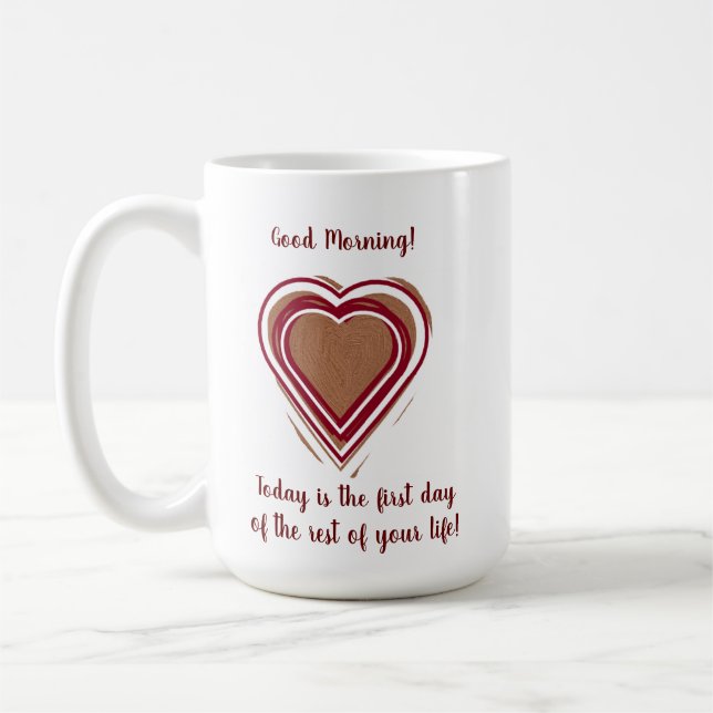 Fröhlicher Pokal mit St. Francis Gebet Kaffeetasse (Links)