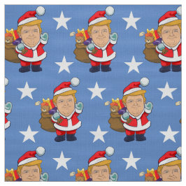 Fröhlicher Präsident Donald Trump Weihnachten Stoff