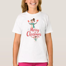 Fröhlicher Schneemann Frohe Weihnachten 