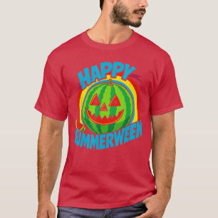 Fröhlicher Sommerween Sommer Wassermelone Jackolan T-Shirt