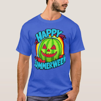 Fröhlicher Sommerween Sommer Wassermelone Jackolan T-Shirt