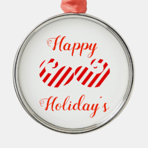 Fröhlicher Stachemus! Silbernes Ornament