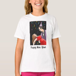 Fröhlicher Tanz zur Silvesterparty T-Shirt