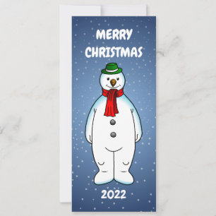 Fröhlicher und Glücklicher Schneemann