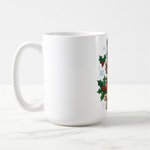 Fröhlicher und heller Nussknacker-Weihnachtsbecher Kaffeetasse