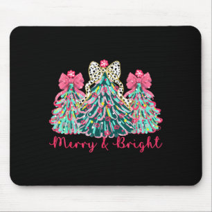 Fröhlicher und heller Weihnachtsbaum Xmas Baum Fam Mousepad