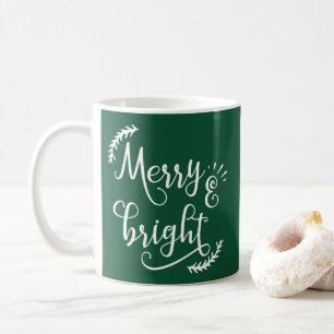 fröhlicher und heller Weihnachtsfeiertag Tasse