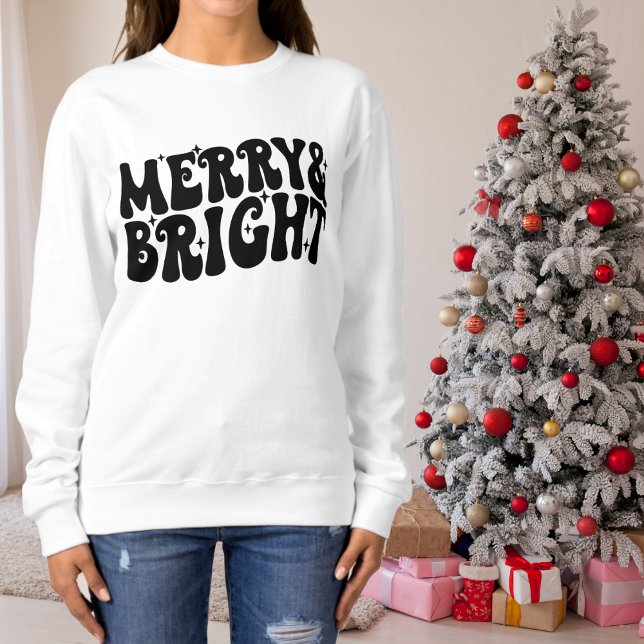 Fröhlicher und heller Weihnachtsspass Sweatshirt (Von Creator hochgeladen)