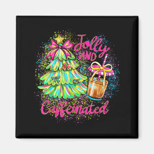 Fröhlicher und koffeinhaltiger Weihnachtsbaum Coqu Magnet