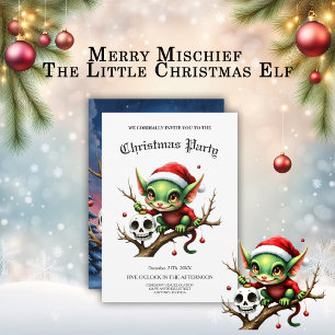 Fröhlicher Unfug – Der kleine Weihnachtself.  Einladung