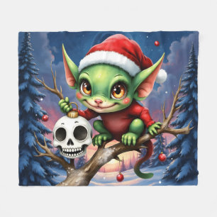 Fröhlicher Unfug – Der kleine Weihnachtself. Fleecedecke