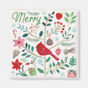 Fröhlicher Urlaub Magnet