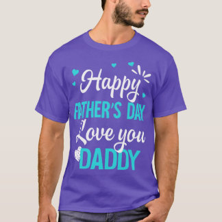 Fröhlicher Vater Papa für Vater Kinder Jugend T-Shirt