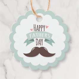 Fröhlicher Vater - Schnurrbart Geschenkanhänger