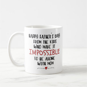 Fröhlicher Vatertag Geschenk von den Kindern Kaffeetasse