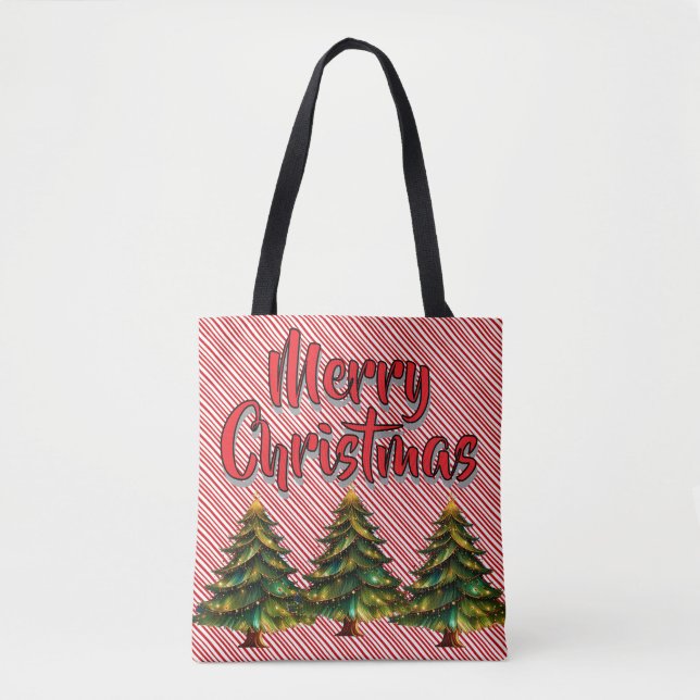 Fröhlicher Weihnachtsbaum Candy Cane Spaß Feiertag (Vorderseite)