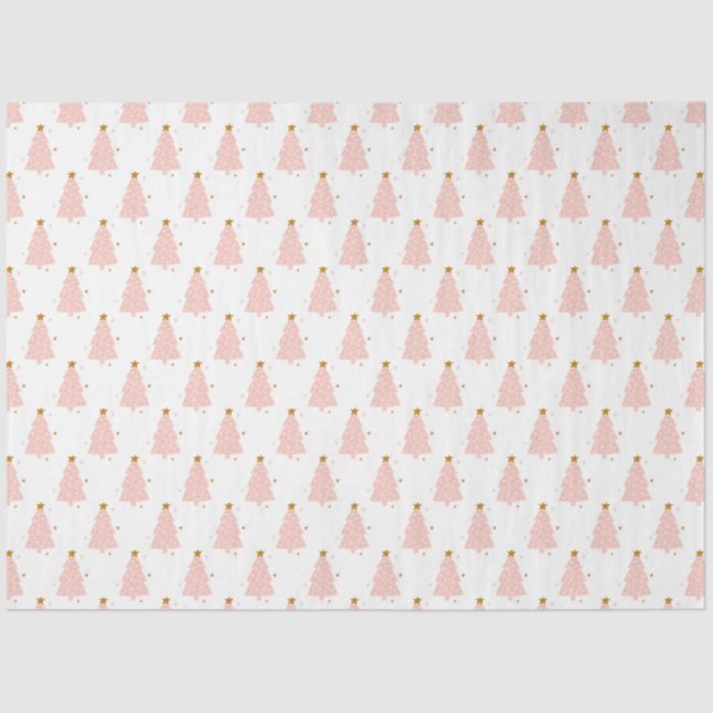 Fröhlicher Weihnachtsbaum Seidenpapier (Vorderseite)