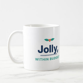 Fröhlicher Weihnachtsbudget-Witzkaffee Kaffeetasse