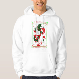 fröhlicher Weihnachtskrampus santa Hoodie