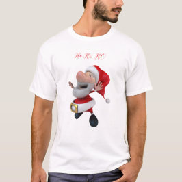 Fröhlicher Weihnachtsmann Ho Ho T-Shirt
