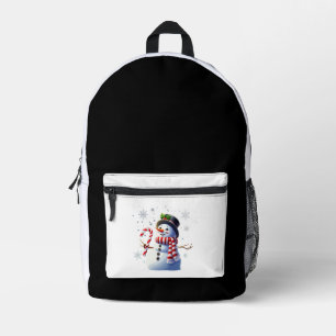 Fröhlicher Weihnachtsmann mit Zuckerrohr Bedruckter Rucksack