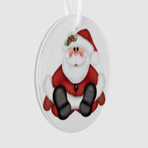 fröhlicher Weihnachtsmann Ornament