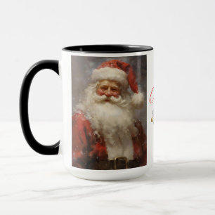 Fröhlicher Weihnachtsmann Santa Weihnachts-Kaffeet Tasse