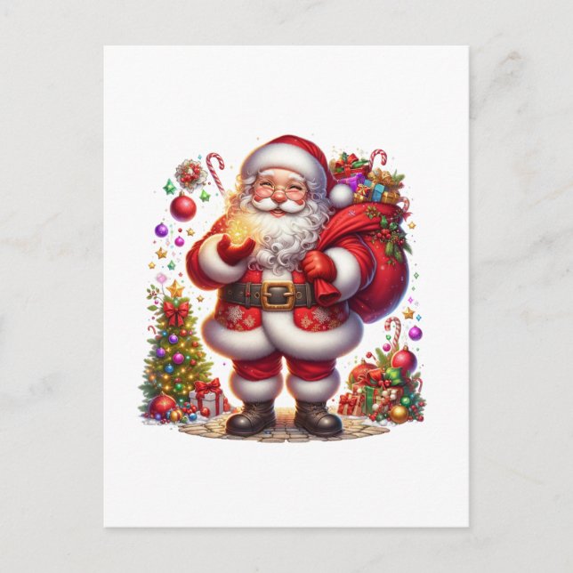 Fröhlicher Weihnachtsmann Weihnachten (Vorderseite)
