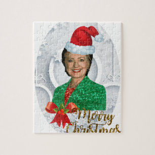 fröhlicher xmas Hillary clinton Puzzle