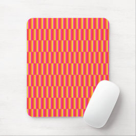 Fröhliches 3D-Regenbogen-Kachelmuster Mousepad