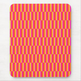 Fröhliches 3D-Regenbogen-Kachelmuster Mousepad