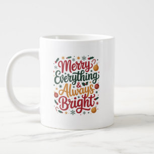 Fröhliches Alles & Immer Hell Jumbo-Tasse