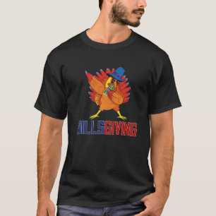 Fröhliches BillsGiving Huhn Dabbing Truthahn 1 T-Shirt
