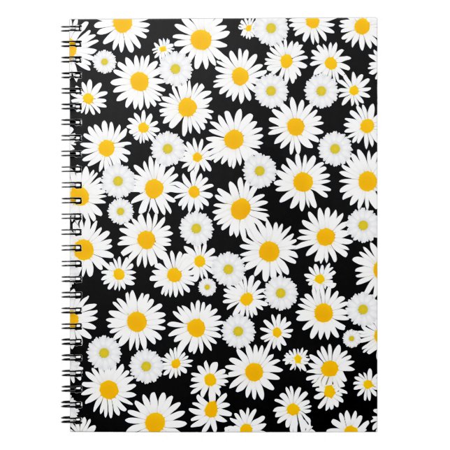 Fröhliches Blumendesign Notizblock (Vorderseite)