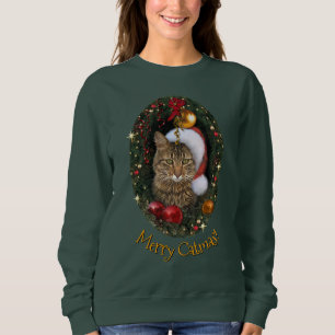 Fröhliches Catmas Sweatshirt