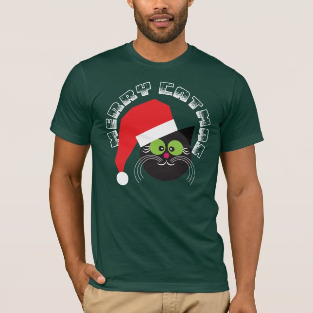 Fröhliches Catmas T-Shirt (Vorderseite)